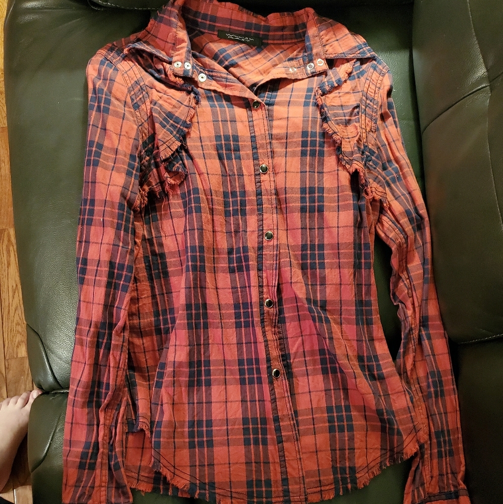 *EUC* William Rast by Justin Timberlake Button Up